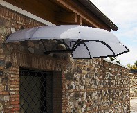 Pensilina in alluminio