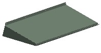 Pensilina in alluminio