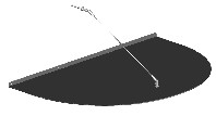 Pensilina in alluminio